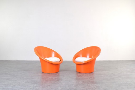 Skopa Lounge ChairS von Ole Gjerløv-Knudsen & Torben Lind für Ikea, 1970er, 2er-Set