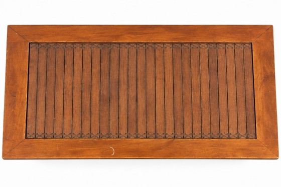 Mesa exótica de cristal y madera maciza de Tailandia. – Wood, Glass (photo 6 of 7)