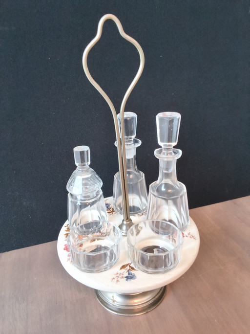 Vintage oil and vinegar set