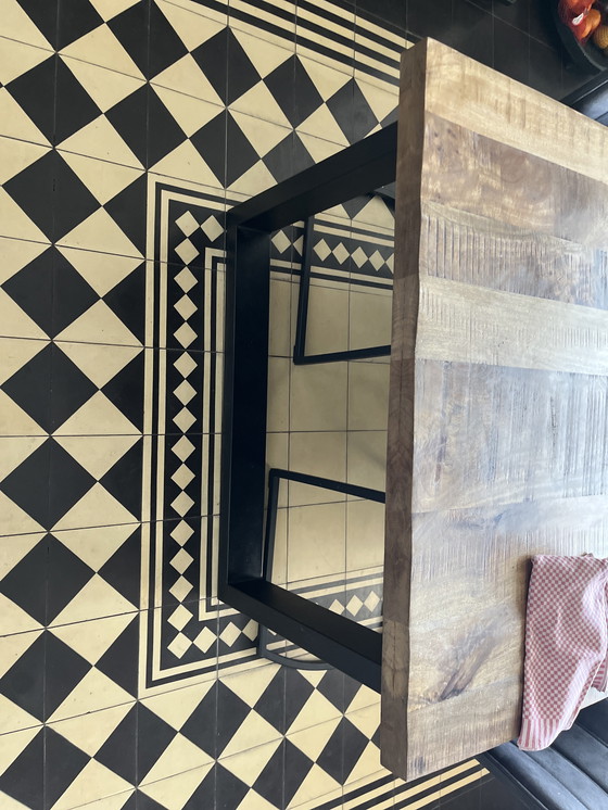 Image 1 of Eettafel met 6 stoelen