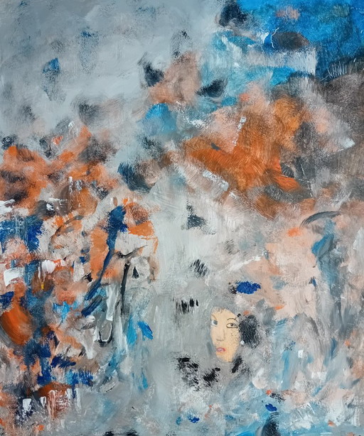 Abstract painting "The Pearl"