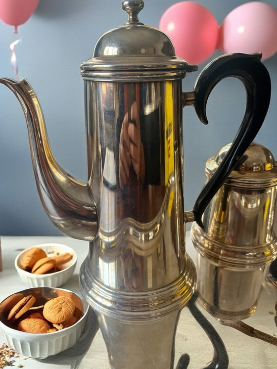 Image 1 of Versilbertes Kaffeeservice im englischen Stil