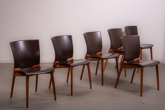 Image 1 of Cos S-12 stoelen ontworpen door Josep Llusca voor Cassina in 1994