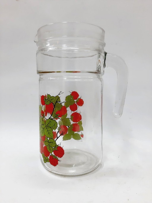 Brocca in vetro d'epoca