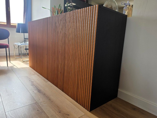 Highboards Horm Leon 4 Türen 192x49x98 – high boards, Wood, Glass (photo 2 of 6)