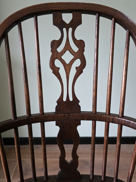 Image 1 of Set di 4 sedie Windsor vintage