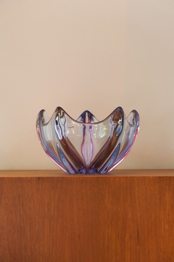 Image 1 of cuenco de Murano azul púrpura