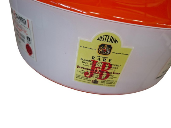 Image 1 of Vintage 1970s Space Age Chandelier - Orange and White - Scotch Whisky Design