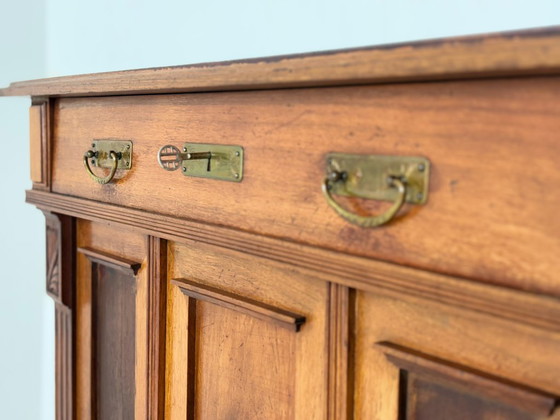 Magnifique commode/armoire ancienne Gründerzeit (fin du XIXe siècle) – vers 1900 – Wood (photo 13 of 15)