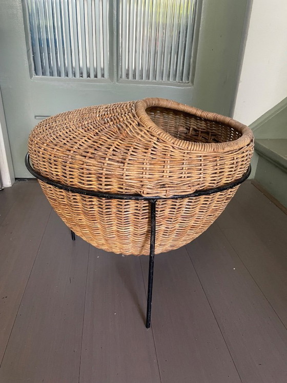 Aufbewahrungs-/Nähkorb – Aufbewahrungsschrank, Iron, Rattan (photo 2 of 6)