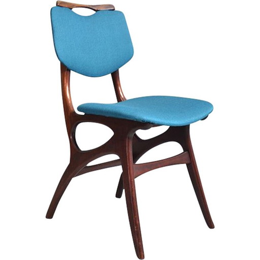 Vintage teakhouten Pynock eetkamerstoel 1960