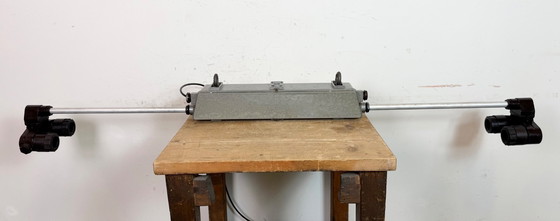 Image 1 of Lampada tubolare grigia industriale di Elektrosvit, anni '70