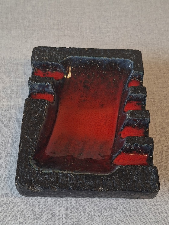 Image 1 of Fat Lava ashtray Vintage Brutalist
