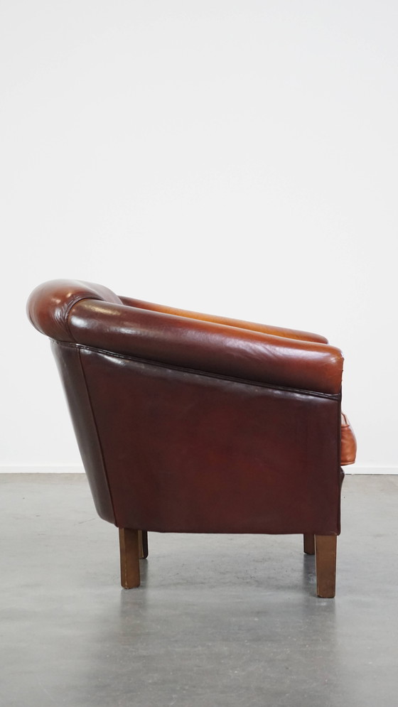 Image 1 of Schapenleren Clubfauteuil