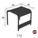 Fermob Luxembourg side table/footstool
