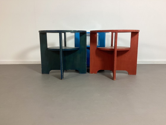 Image 1 of 3 minimalist modernist children's chairs seventies
