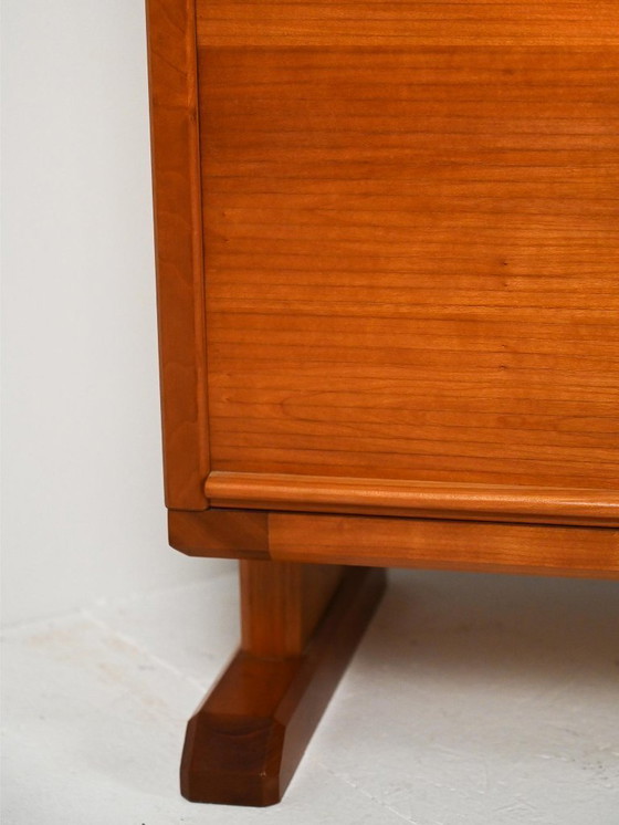 Image 1 of Scandinavian bookcase with sideboard and open shelves, 40s/50s