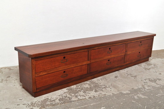 Image 1 of Antike Mahagoni-Kommode / Fernsehschrank, 1930er Jahre