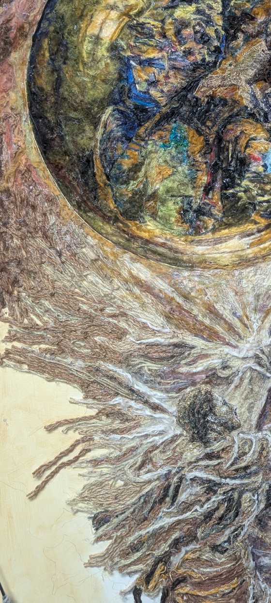 VANO – Between Worlds – Œuvre d'Art Originale en Fil – Peintures et dessins, Wool (photo 8 of 12)