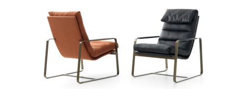 Indra – Leolux, fauteuils, Leather, Plastic