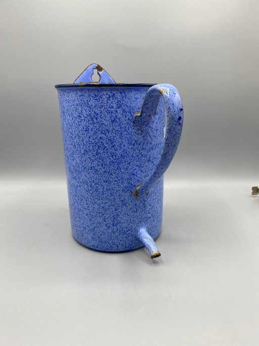 Enameled blue granite wall fountain, 2 liters – decoratieve objecten