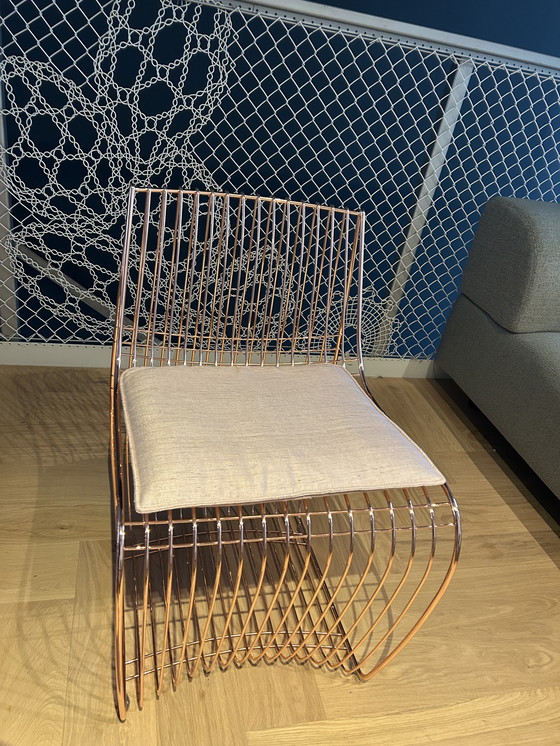 Image 1 of 2x MDF Italia Sign Filo Pink Gold mit Kissen