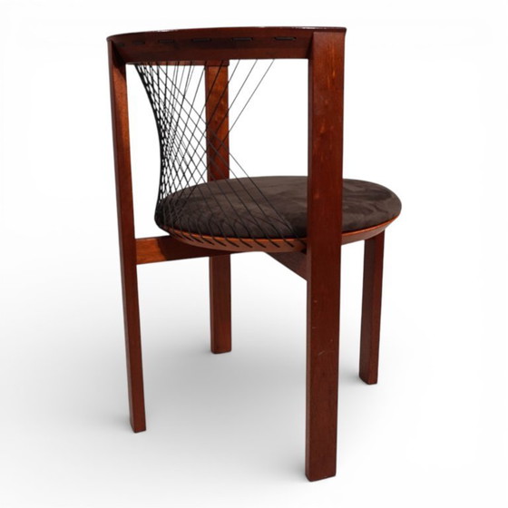 Image 1 of Tranekaer String Beistell-/Esszimmerstuhl von Niels Jorgen Haugesen, 1970