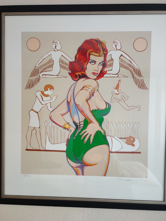 Image 1 of Kleurenlithografie van de “Nil Queen” nr. 179/199