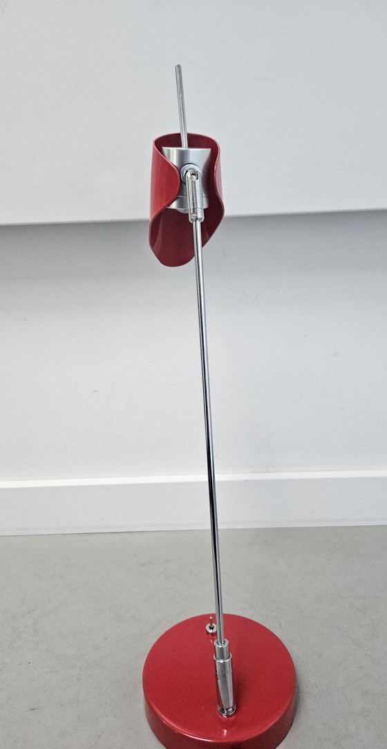 Image 1 of Red minimalist designer lamp Desk lamp.