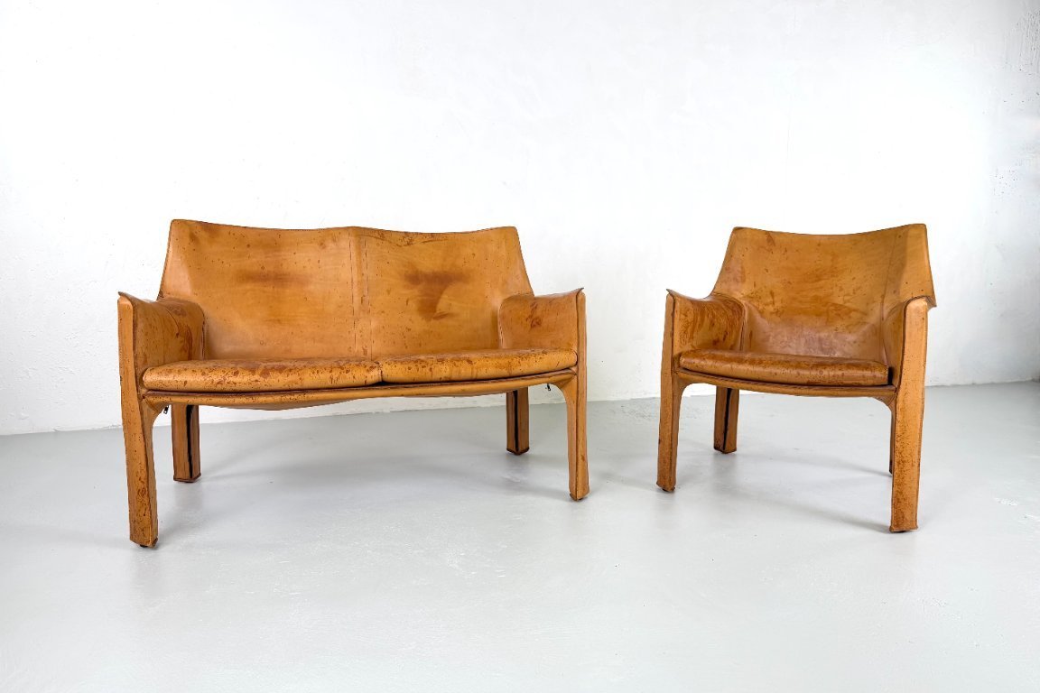 Set of 1 CAB 413 and CAB 414 by Mario Bellini for Cassina - 1970s