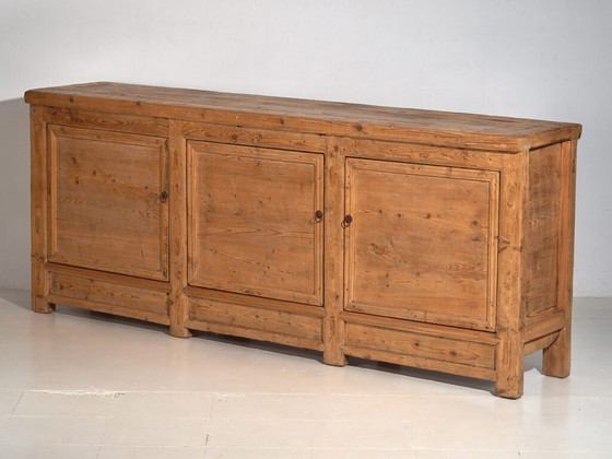 Antique sideboard in pine wood – China, circa 1900 – Iron (photo 53 of 71)