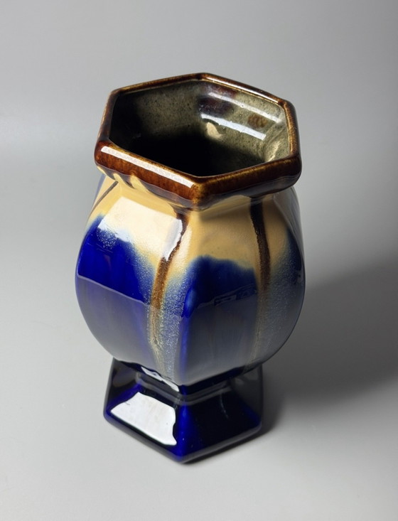 Art Deco Vase — Faïencerie de Thulin, Belgium, 1920s–1930s – Ceramic (photo 5 of 13)