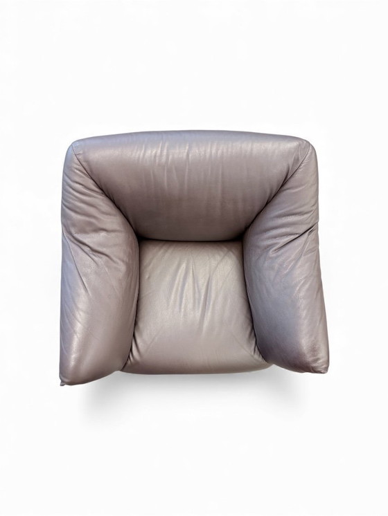Image 1 of Silla Tentazione de cuero de Mario Bellini para Cassina, años 70