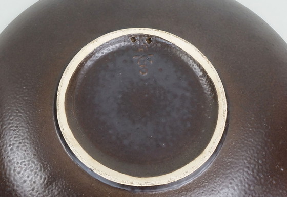 Image 1 of grande ciotola vintage ruscha anni '70 piatto da parete decorazione floreale grasso smalto lavico