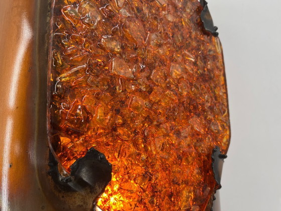 Image 1 of XL tafellamp van Potterie D'Accolay, jaren 70.