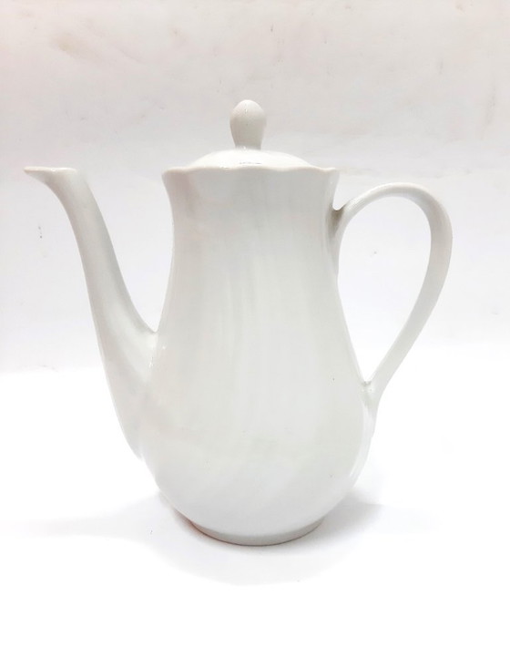 Image 1 of Vintage porcelain jug with lid, porcelain pitcher