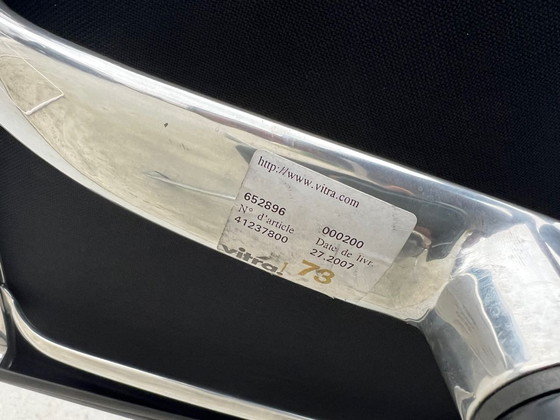 Image 1 of 2x Sedia in pelle Vitra Eames EA208