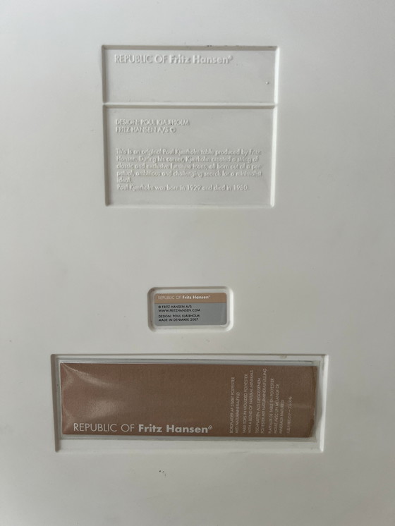 Image 1 of Fritz Hansen PK58 dining table Designed by Poul Kjærholm