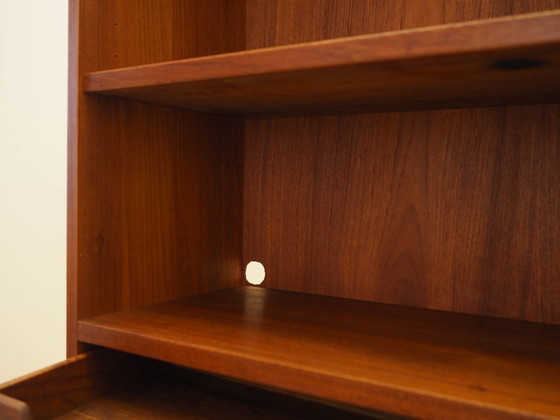 Image 1 of Teakhouten boekenkast, Deens design, jaren 70, gemaakt in Denemarken.