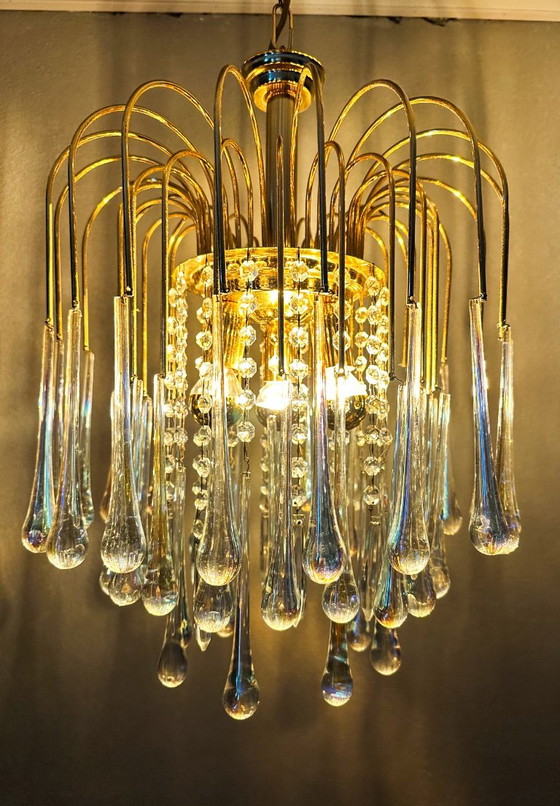 Lustre Goutte Iridescent Vintage – Glass, Metal (photo 8 of 13)