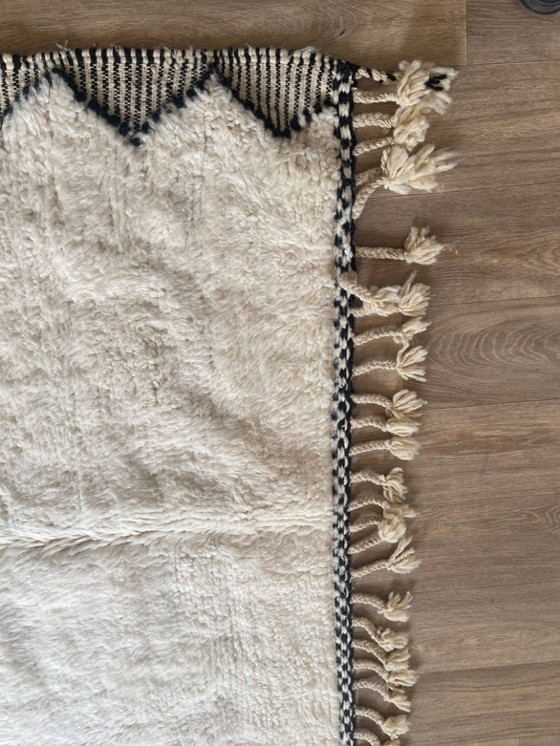 Image 1 of Alfombra marroquí de lana natural, 250 cm x 150 cm