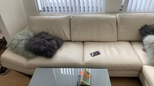 Natuzzi leather sofa Releve
