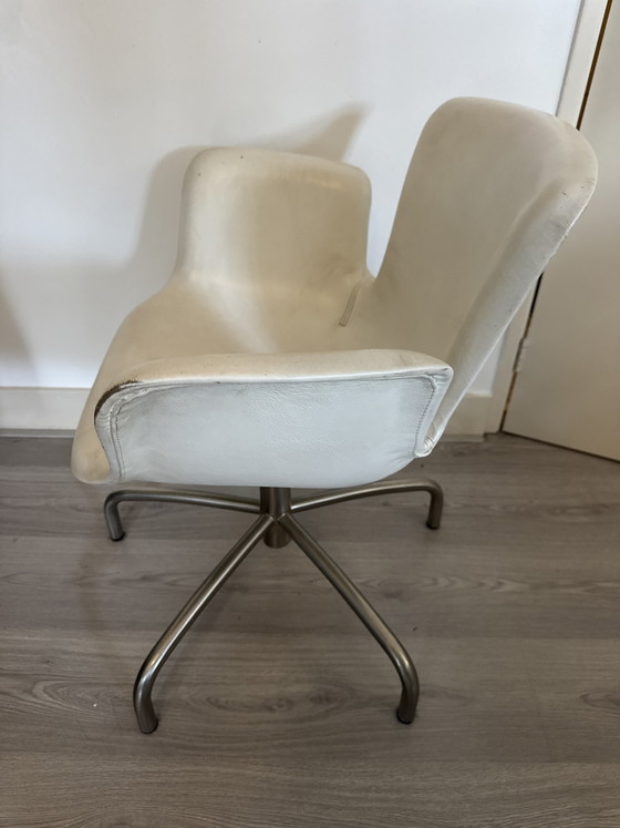 4 Cappelini Stoelen – Cappellini, Draaistoelen, Skai, Metal (photo 5 of 9)
