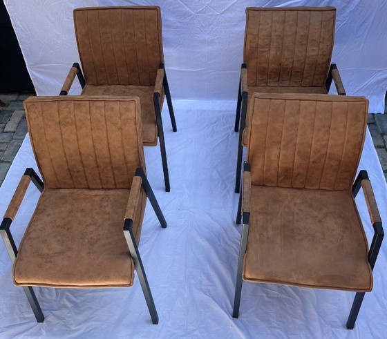 Image 1 of 4 Eetkamerstoelen van De Bommel