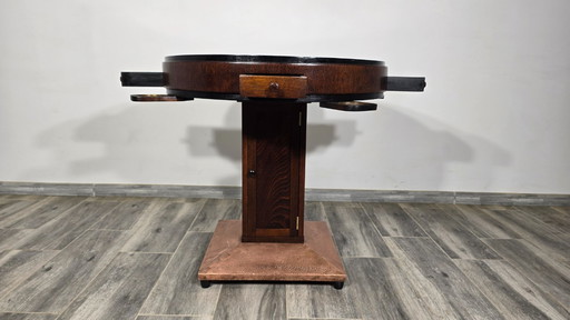 Art Deco Chess/Poker Table