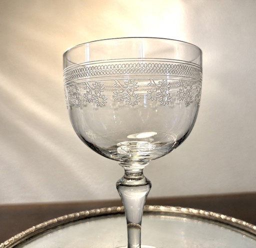 Vaso de agua Baccarat modelo Pampadour anterior a 1936 – glazen karaffen, Crystal (photo 2 of 14)