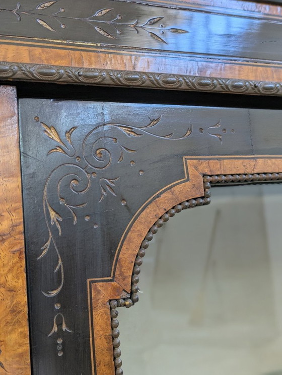 Image 1 of Credenza - Legno annerito, radica di noce - Napoleone III