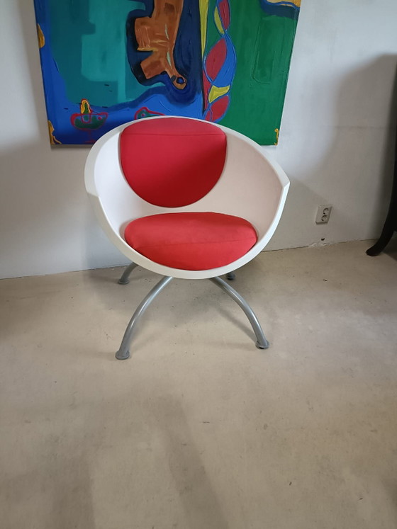 Poltrona a pozzetto vintage IKEA, Sedie girevoli, Metallo, Plastica, Grigio (foto 4 di 12)