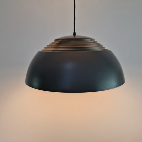 Image 1 of Vintage Louis Poulsen AJ Royal 500 Pendant Lamp - Gray/Anthracite - Ø 50 cm - Design Arne Jacobsen - Denmark