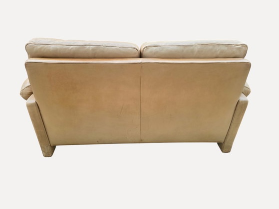 de Sede DS-70 2 seaters in vintage leather, 1980s, Beige (photo 8 of 11)
